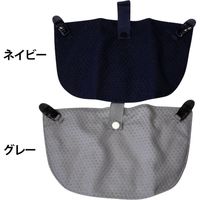 福徳産業 ヘルメット・帽子 涼感カバー FK-FL01 グレー 1セット(1枚×5)