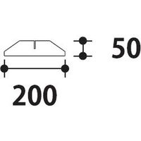 フジテックス 飛沫防止 透明アクリルパーテーション Bタイプ 幅1200×奥行200×高さ600mm 2016097011 （飛沫防止） 1台（直送品）