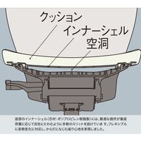 【設置込】イトーキ エピオスチェア 背メッシュ ハイバック 肘無 ロッキングレンジ調節 ウレタンキャスター 黒×アンバーオレンジ 1脚（直送品）
