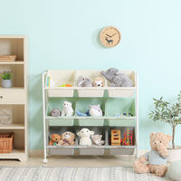 不二貿易 キッズラック color 3列3段 幅905×奥行360×高さ860mm 38293 1台（直送品）