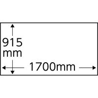 アーテック 飛沫防止PVC透明シート 915×1700mm ビニールシート レジ 受付 PVCシート 感染対策 51327 1ロール