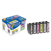 エプソン（EPSON）用 リサイクルインク JIT-EKAML6P 増量 （KAM-6CL-L） 1パック（6色入）