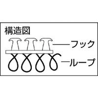 TRUSCO トラスコ中山 超薄型 マジックバンド（R） 結束テープ MKH-2030-R 20mm×長さ3m 赤 1巻 389-7583