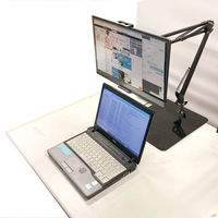 タブレットスタンド /4.7～12.9インチ対応/超安定スマホ＆タブレット スプリングアームスタンド SSPTSASB 1個 サンコー