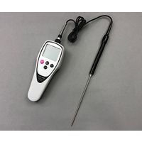 アズワン 防水デジタル温度計 英語版校正証明書付 WT-100 1台 2-3799-01-56（直送品）