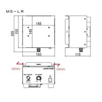 アズワン ミニシェーカー 往復・旋回 出荷前点検検査書付 MS-LR 1台 4-1724-01-22（直送品）