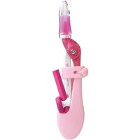 ソニック スーパーコンパス くるんパス 鉛筆用 シリコンカバータイプ ピンク SK-7119-P 1個