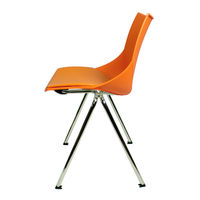 cerantola コスカクッション スタッキングチェア オレンジ 2koska/c/or 1セット(2脚入)（取寄品）