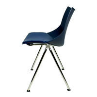 cerantola コスカクッション スタッキングチェア ネイビー 2koska/c/navy 1セット(2脚入)（取寄品）