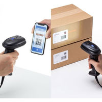 バーコードリーダー USB接続 2次元 1次元両対応 ハンディタイプ 画面読み取り可能 JAN UPC ITF QRコード対応 1個（わけあり品）