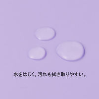 アスクル　フラットファイル　A4タテ　PP製　背幅18mm　5冊　バイオレット　紫  オリジナル（わけあり品）