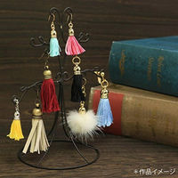 日本紐釦貿易(Nippon Chuko) 日本紐釦貿易 カン付きタッセルキャップ 10個入り W10×H15mm ゴールド KE682-G（直送品）