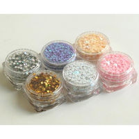 日本紐釦貿易(Nippon Chuko) 日本紐釦貿易 星型スパンコール 3g 約2mm ピンク KE986-P　10袋（直送品）