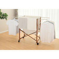 リッチェル ファニチャースタイル 折りたたみ物干しスタンド ブラウン 110120 1台（直送品）