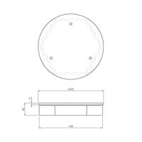 ハヤノ産業 電動駆動式ターンテーブル WTT-450 1個 63-2879-77（直送品）
