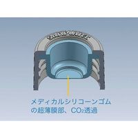 サンプラテック iPーTECフラスコー25 ベントキャップ付 50個(1袋5個入×10) 28642 1組(50個) 64-3695-69（直送品）