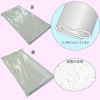 シモジマ 包装紙 半才 金銀振リ 白 002308220 1袋(100枚)