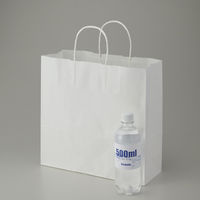 シモジマ 25チャームバッグ 3才 晒白無地 003240101 1袋(50枚)