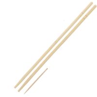 シモジマ ヘイコー竹丸箸 ポリ完封 楊枝入り 20cm 004636336 1袋(100本)