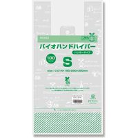 シモジマ レジ袋 バイオハンドハイパー S ティータイム 006905550 1袋(100枚)