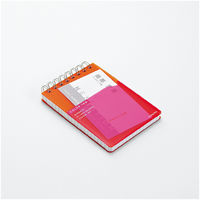 コクヨ ツインリングメモ <カラータグ> A7 5mm方眼罫 90枚 オレンジ CTメ-C70YR 1冊