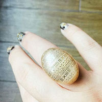 イングカワモト 【レジンクラブ】ネイティブライン ゴールド UVレジン用シールパーツ RC-NTL-102 1セット(3枚セット)（直送品）