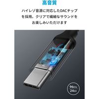 Anker オーディオ変換アダプタ USB Type-C[オス] 3.5 mmオーディオ[メス] 変換プラグ 1個