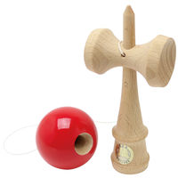 池田工業社 競技用けん玉 こだま 赤 R-4 1個