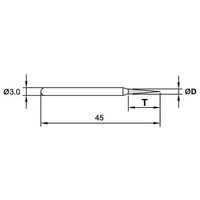 ファーステック ダイヤモンドバー FT-BMS30 1セット 63-1407-23（直送品）
