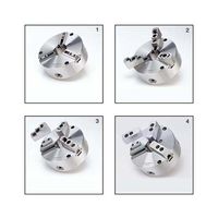 ファーステック 3爪強力型 セレーションタイプ スクロールチャック FT-NT07 1台 63-1409-71（直送品）