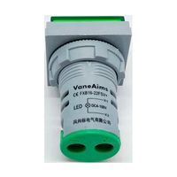 共立電子産業 DC4ー100V LEDデジタル電圧計 角型 緑 65-9620-76 1個（直送品）