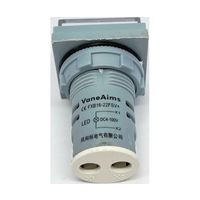 共立電子産業 DC4ー100V LEDデジタル電圧計 角型 白 65-9620-78 1個（直送品）