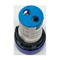 共立電子産業 DC4ー100V LEDデジタル電圧計 丸型 青 65-9620-80 1個（直送品）