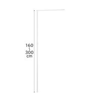 アズワン のぼり用ポール ラクマルポール(3m伸縮式) 白 65-9345-97 1個（直送品）