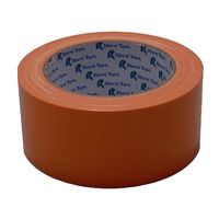 リンレイ カラー布粘着テープNO.384 50mm×25m オレンジ 30巻入 RT384-ORE5025 1箱(30巻)（直送品）