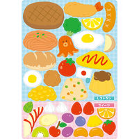 【アウトレット】【在庫処分品】マグネットでぺったんこ たべもの 1個