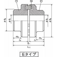 三ツ星ベルト チャンカップリング ノーメックスシリーズ Eタイプ E67 1個（直送品）