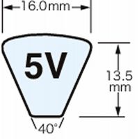 三ツ星ベルト マックスターウェッジベルト 5V形 5V630 1個（直送品）