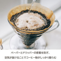 HARIO（ハリオ）V60 透過 コーヒードリッパー02 1～4杯用 クリア VDRー02ーT 1個