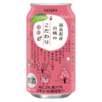 チューハイ 合同酒精 ニッポンプレミアム 福島県産白桃 缶 350ml 6本