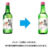 眞露 チャミスル ピーチ 360ml 1セット（5本）　眞露　ジンロ　リキュール