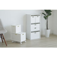 JEJアステージ カロキューブ縦型トレー ホワイト 4528302190084 1セット(1個×5)