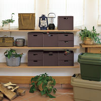 JEJアステージ カロキューブ縦型 ブラウン 4528302190077 1セット(1個×5)