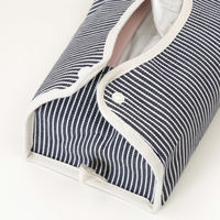 不二貿易 LB ティッシュケース ヒッコリー ネイビー 27624 1個