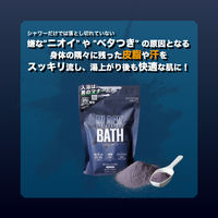 入浴剤 BLACK BATH 炭配合入浴料 大容量タイプ 爽やかシトラスの香り 400g 約10回分 1個 ノルコーポレーション