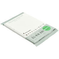マルマン 書きやすいルーズリーフ B5 無地 100枚入 26穴 紙パッケージ L1206HK 1冊