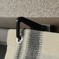 山善（YAMAZEN） シェード用取り付け金具 2個入り シェードフック ネジ式 工具不要 NYZF-R 1セット（2個組）