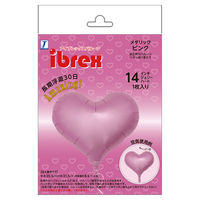 宝興産 IBJハート14AT.Mピンクバルーン 風船 0201511516 1セット(1袋×5)