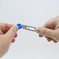 清水 カッターナイフジュニアA型 クリアブルー iA-120P(B) 1本