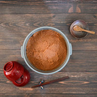 保存容器 エンバランス フードコンテナ 丸型 6L グレー 1個 ウィルマックス